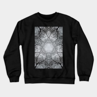 Impossible landscapes: winter tree against a grey sky Crewneck Sweatshirt